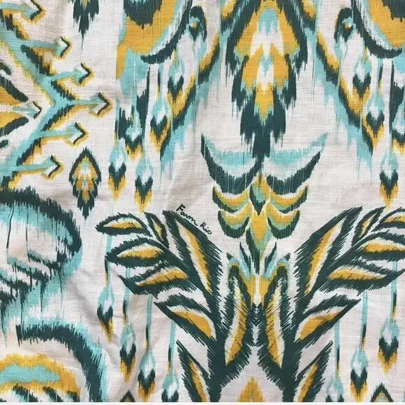 FARM Rio Tropical Tapestry Halter Linen Maxi Dress - Picture 5 of 7